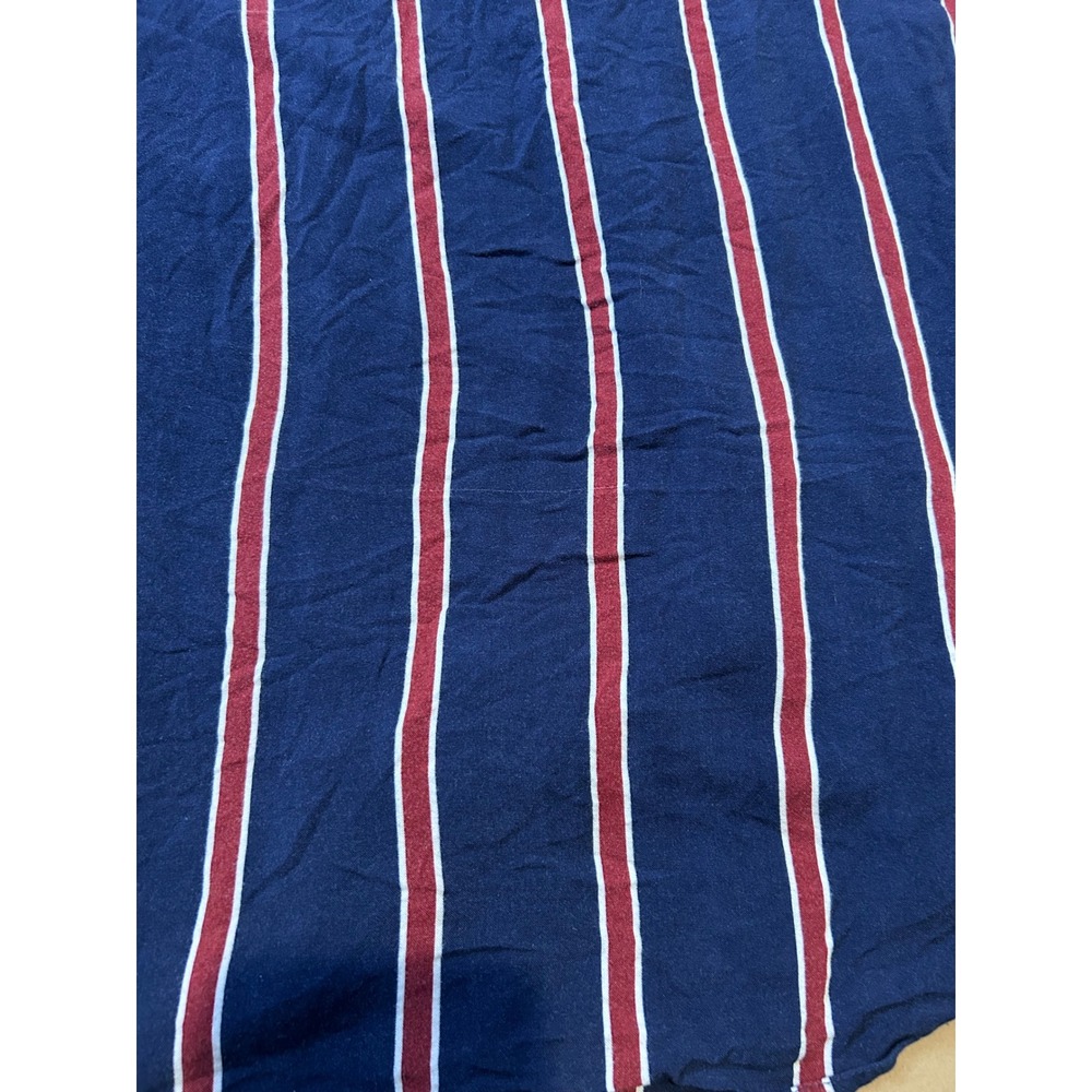 Hollister Blue & Red Striped Button Up Shirt Mens Medium - Picture 6 of 8